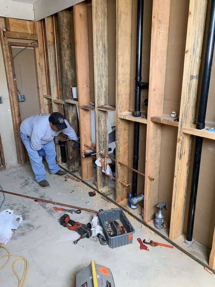 Commercial rough-in plumbing for Gas Line Repair in Montgomery Crossing